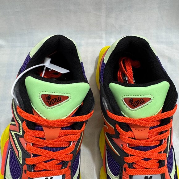 New Balance NB 9060 Prism Purple Mesh Low Top Sneakers - Picture 4 of 6